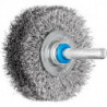 Brosse plate RBU 5015/6 INOX 0,20 D. 50 mm 6 mm épaisseur de fil 0,2 mm VA 15 mm 15000 min-¹ Vitesse de rotation maxi. 15000 min-¹ PFERD