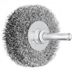 Brosse plate RBU 5015/6 ST 020 D. 50 mm 6 mm épaisseur de fil 02 mm acier 15 m