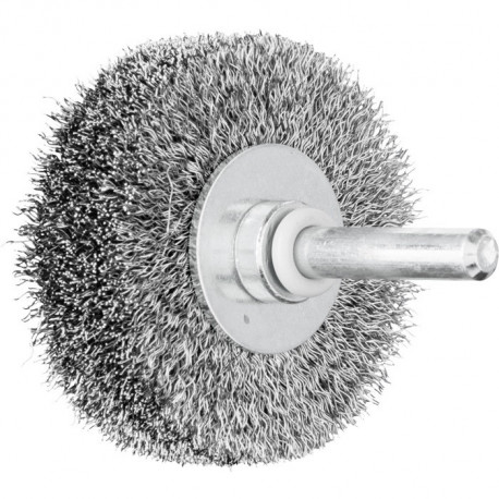 Brosse plate RBU 5015/6 ST 020 D. 50 mm 6 mm épaisseur de fil 02 mm acier 15 m