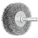 Brosse plate RBU 5015/6 ST 020 D. 50 mm 6 mm épaisseur de fil 02 mm acier 15 m