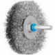 Brosse plate RBU 7015/6 INOX 030 D. 70 mm 6 mm épaisseur de fil 03 mm VA 15 mm