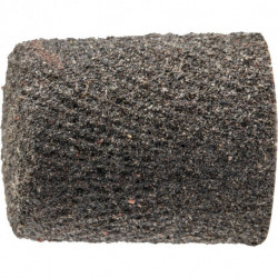 Capuchon abrasif POLICAP® D13xH17 mm granulation 150 ZYA cylindrique noir PFERD (Par 50)