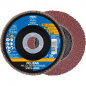 Disque à lamelles POLIFAN A PSF STEELOX D. 125 mm granulation A-60 conique acier (Par 10)
