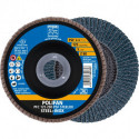 Disque à lamelles POLIFAN Z PSF STEELOX D. 125 mm granulation Z-80 conique INOX (Par 10)