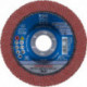 Disque à lamelles POLIFAN® A SGP CURVE ALU D. 125 mm granulation 40 radial alumi (Par 10)