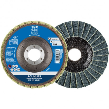 Disque à lamelles POLIVLIES D.125xH mm granulation fine PFERD (Par 5)