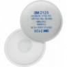 Filtre à particules rond 2125 EN 143:2000 P2 pour 4000370675.-680. -690.-691 3M (Par 20) (Par 20)