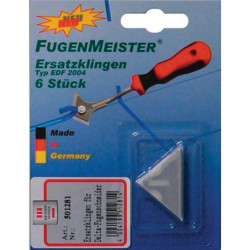 Lame de rechange Fugenmeister Delta 6 pièces sur carte LS