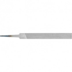 Lime d'atelier DIN 7261 L. 100 mm coupe transv. 12 x 25 mm coupe 2 forme plate