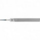 Lime d'atelier DIN 7261 L. 100 mm coupe transv. 12 x 25 mm coupe 3 forme plate