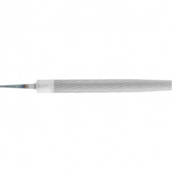 Lime d'atelier DIN 7261 L. 200 mm coupe transv. 20 x 6 mm coupe 1 demi-rond PFER