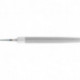 Lime d'atelier DIN 7261 L. 200 mm coupe transv. 20 x 6 mm coupe 2 demi-rond PFER