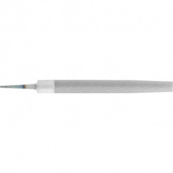 Lime d'atelier DIN 7261 L. 200 mm coupe transv. 20 x 6 mm coupe 2 demi-rond PFER