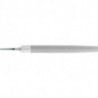 Lime d'atelier DIN 7261 L. 200 mm coupe transv. 20 x 6 mm coupe 2 demi-rond PFER