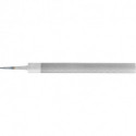 Lime d'atelier DIN 7261 L. 250 mm coupe transv. 25 x 7 mm coupe 1 demi-rond PFER