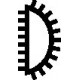 Lime d'atelier DIN 7261 L. 300 mm coupe transv. 30 x 85 mm coupe 1 demi-rond PF