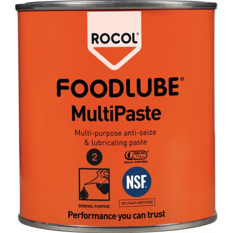 Pâte lubrifiante anti-grippage FOODLUBE® MultiPaste 500g bidon blanc ROCOL (Par 6)