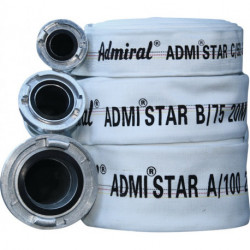 Tuyau de construction/industriel Ext.mi®Star 602 Int. 25mm L.20m Storz D 2 ROULEAUX (Par 2)