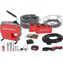 Nettoyeur de tuyaux sans fil R600 VarioClean f.Rohr-D.20-150mm 18V 8 Ah