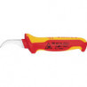 Couteau câble L.190mm lame L.50mm VDE64g manche multi-matière KNIPEX