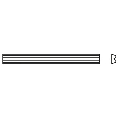 Couteau Turnblade HW-WP L.82mm W.5.5mm D.1.1mm HW-B05 pour rabot à main électrique (Par 10)