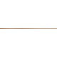 Manche balai L.1500mm D.28mm cone Pinus Taeda natur