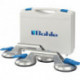 Set Ventouse 60kg Tête-D.120mm 3 Têtes Alu.2 St./Set VERIBOR
