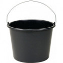 Seau de chantier Gripline-D 12l noir