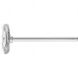 Mini brosse ronde RBU 1902/3 ST 010 D19xl2xL5 mm acier PFERD (Par 10)