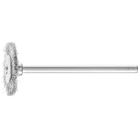 Mini brosse ronde RBU 1902/3 ST 010 D19xl2xL5 mm acier PFERD (Par 10)