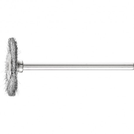 Mini brosse ronde RBU 2202/3 ST 010 D22xl2xL6 mm acier PFERD (Par 10)