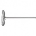 Mini brosse ronde RBU 2202/3 ST 010 D22xl2xL6 mm acier PFERD (Par 10)