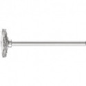 Mini brosse ronde RBU 1602/3 INOX 010 D16xB2xL3 mm VA PFERD (Par 10)