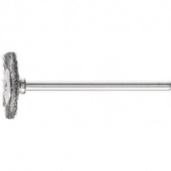 Mini brosse ronde RBU 1902/3 INOX 010 D19xl2xL5 mm VA PFERD (Par 10)