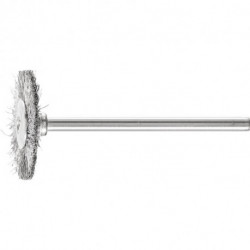 Mini brosse ronde D22xl2xL6 mm VA PFERD (Par 10)