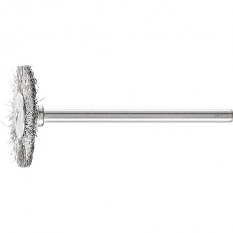 Mini brosse ronde D22xl2xL6 mm VA PFERD (Par 10)