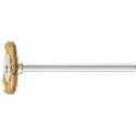 Mini brosse ronde RBU 1902/3 MES 010 D19xl2xL5 mm laiton PFERD (Par 10)