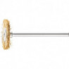 Mini brosse ronde RBU 2202/3 MES 010 D22xl2xL6 mm laiton PFERD (Par 10)