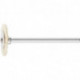 Mini brosse ronde RBU 1902/3 SBW D19xl2xL5 mm poils naturels blanc PFERD (Par 10)