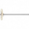Mini brosse ronde RBU 1902/3 SBW D19xl2xL5 mm poils naturels blanc PFERD (Par 10)
