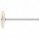 Mini brosse ronde RBU 2202/3 SBW D22xl2xL6 mm poils naturels blanc PFERD (Par 10)