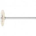 Mini brosse ronde RBU 2202/3 SBW D22xl2xL6 mm poils naturels blanc PFERD (Par 10)