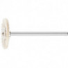 Mini brosse ronde RBU 2202/3 ZHW D22xl2xL6 mm poils naturels blanc PFERD (Par 10)