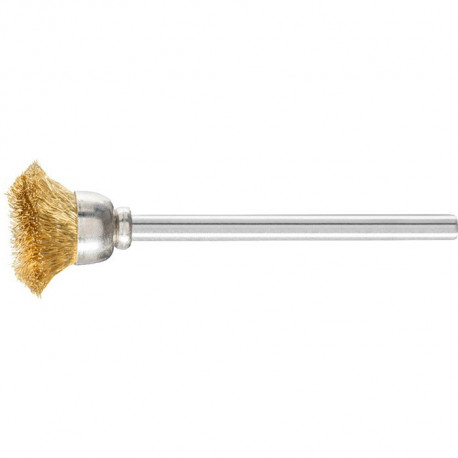 Mini brosse boisseau TBU 1503/3 MES 010 D15xl3xL5 mm laiton PFERD (Par 10)