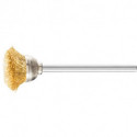 Mini brosse boisseau TBU 1803/3 MES 010 D18xB3xL6 mm laiton PFERD (Par 10)
