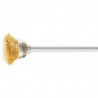 Mini brosse boisseau TBU 1803/3 MES 010 D18xB3xL6 mm laiton PFERD (Par 10)