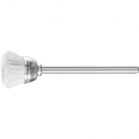 Mini brosse boisseau TBU 1803/3 ZHW D18xB3xL6 mm poils naturels blanc PFERD (Par 10)