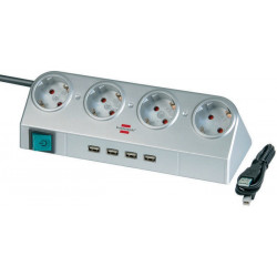 Tischsteckdose 16 A 230 V Steckd.4 1.8m H05VV-F 3G 1.5 mm² BRENNENSTUHL