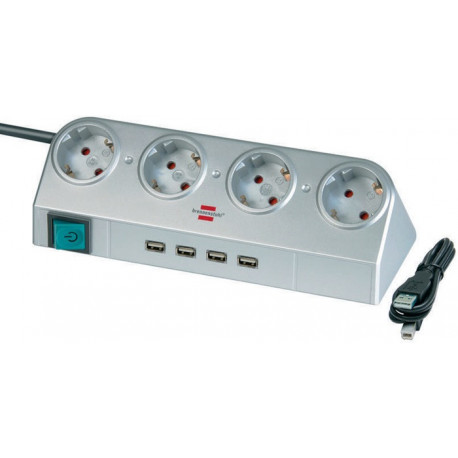 Tischsteckdose 16 A 230 V Steckd.4 1.8m H05VV-F 3G 1.5 mm² BRENNENSTUHL