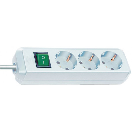 Multiprise Eco Line 16 A 250 V Steckd.3 avec Interrupteur 1.5m H05VV-F 3x1.5 mm²